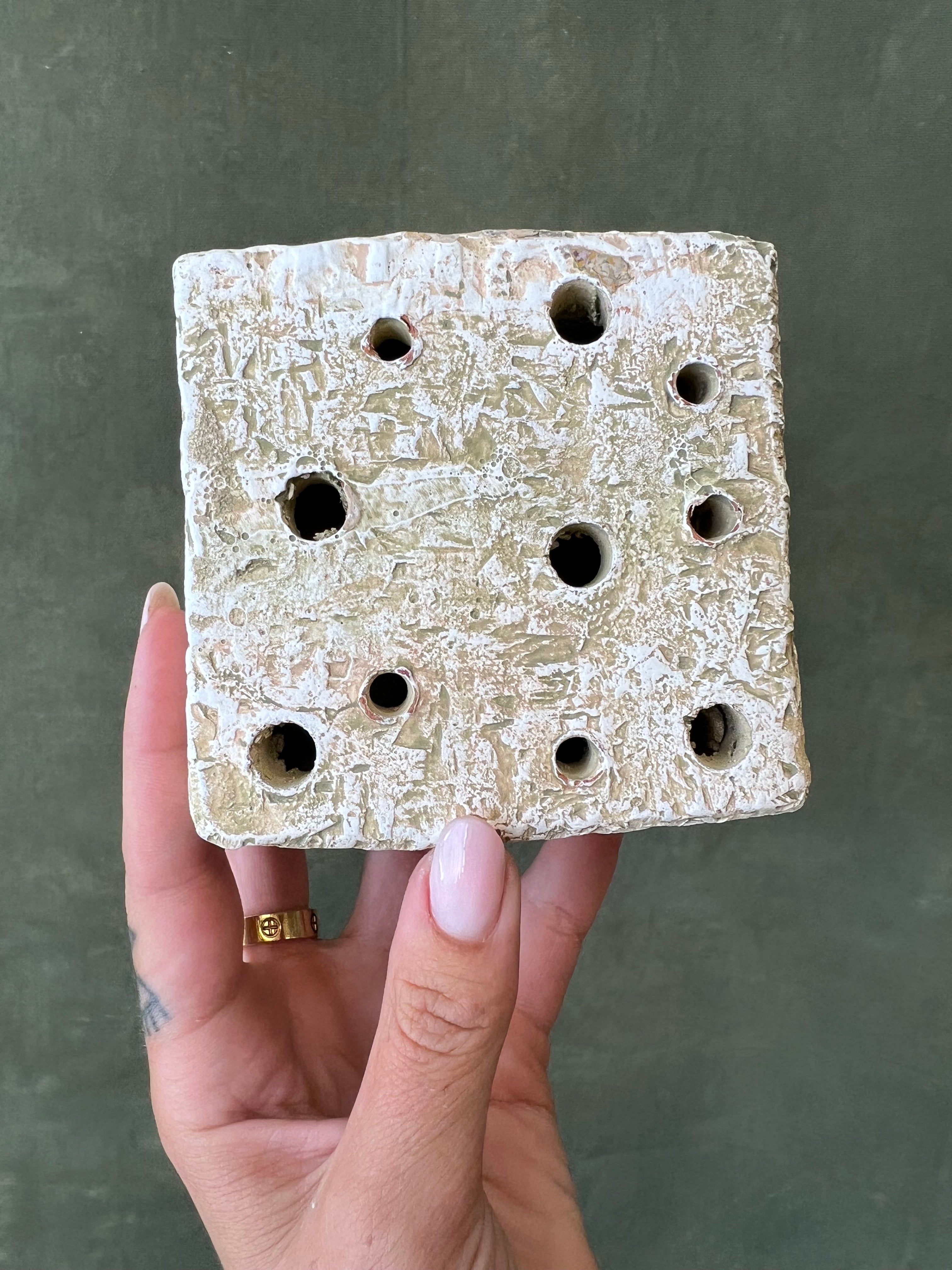 Ceramic Frog Block